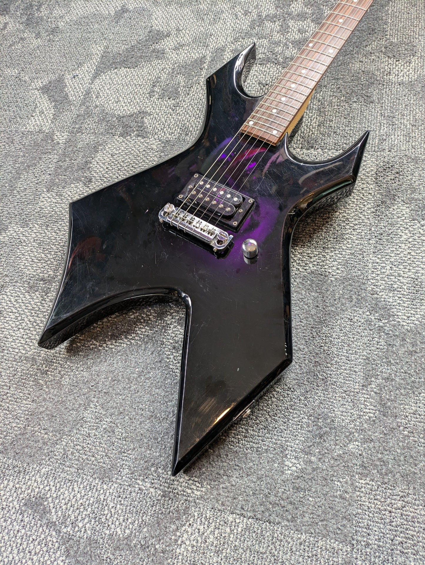 B.C. Rich Bronze Series Warlock Electric Guitar Black #42334468
