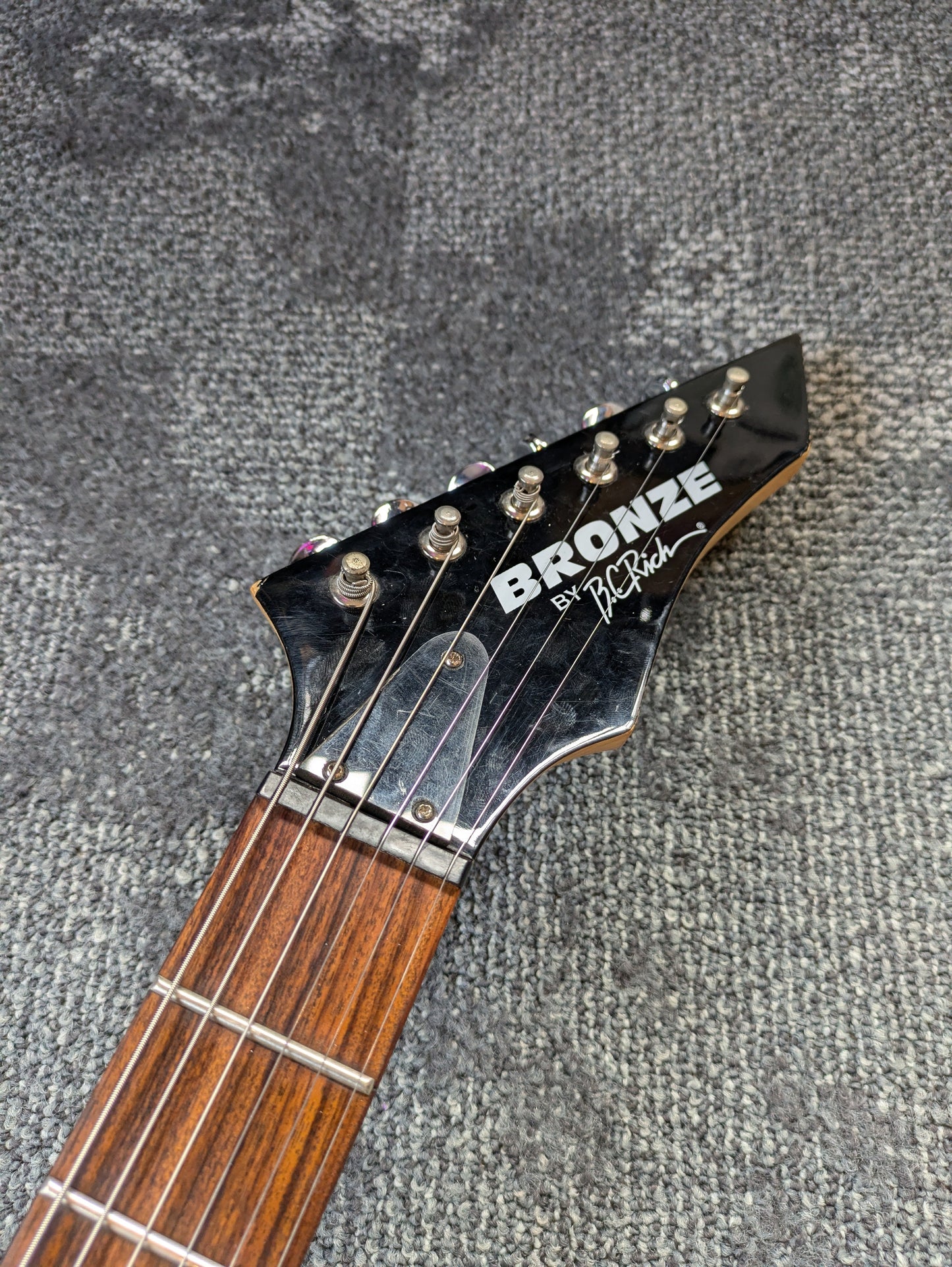 B.C. Rich Bronze Series Warlock Electric Guitar Black #42334468