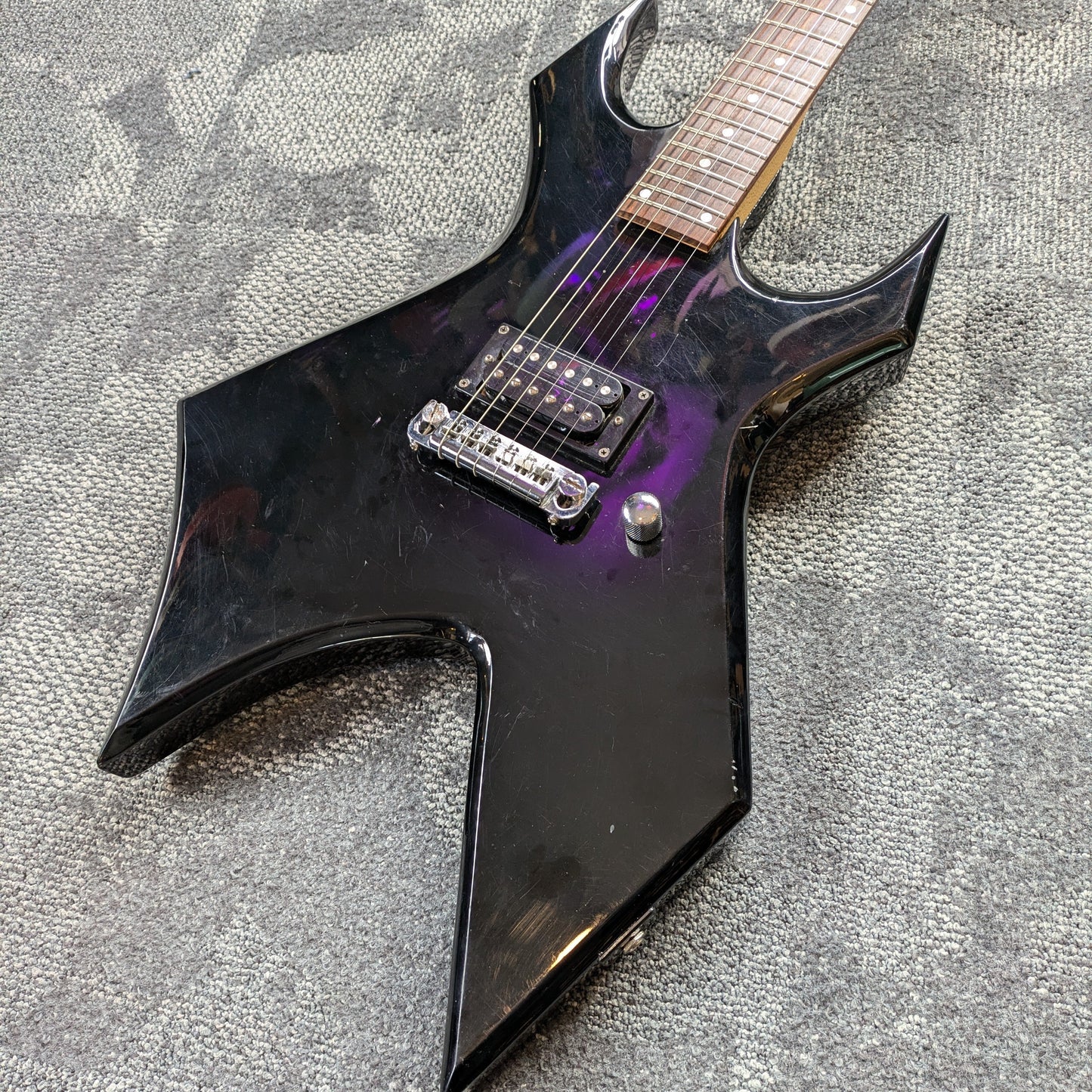 B.C. Rich Bronze Series Warlock Electric Guitar Black #42334468